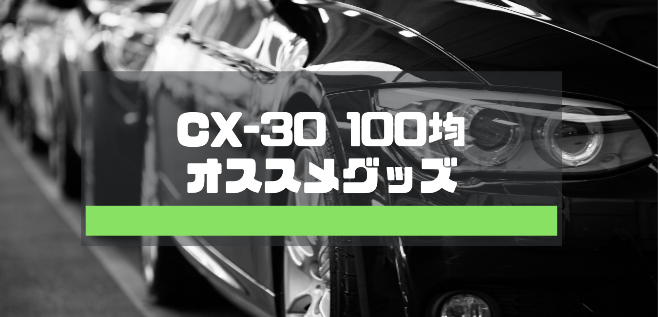 CX-30 100均 オススメグッズ