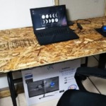 【制作費1500円】OSB合板でパソコンデスク天板作り【超簡単DIY】