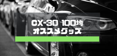 CX-30 おすすめの100均グッズ